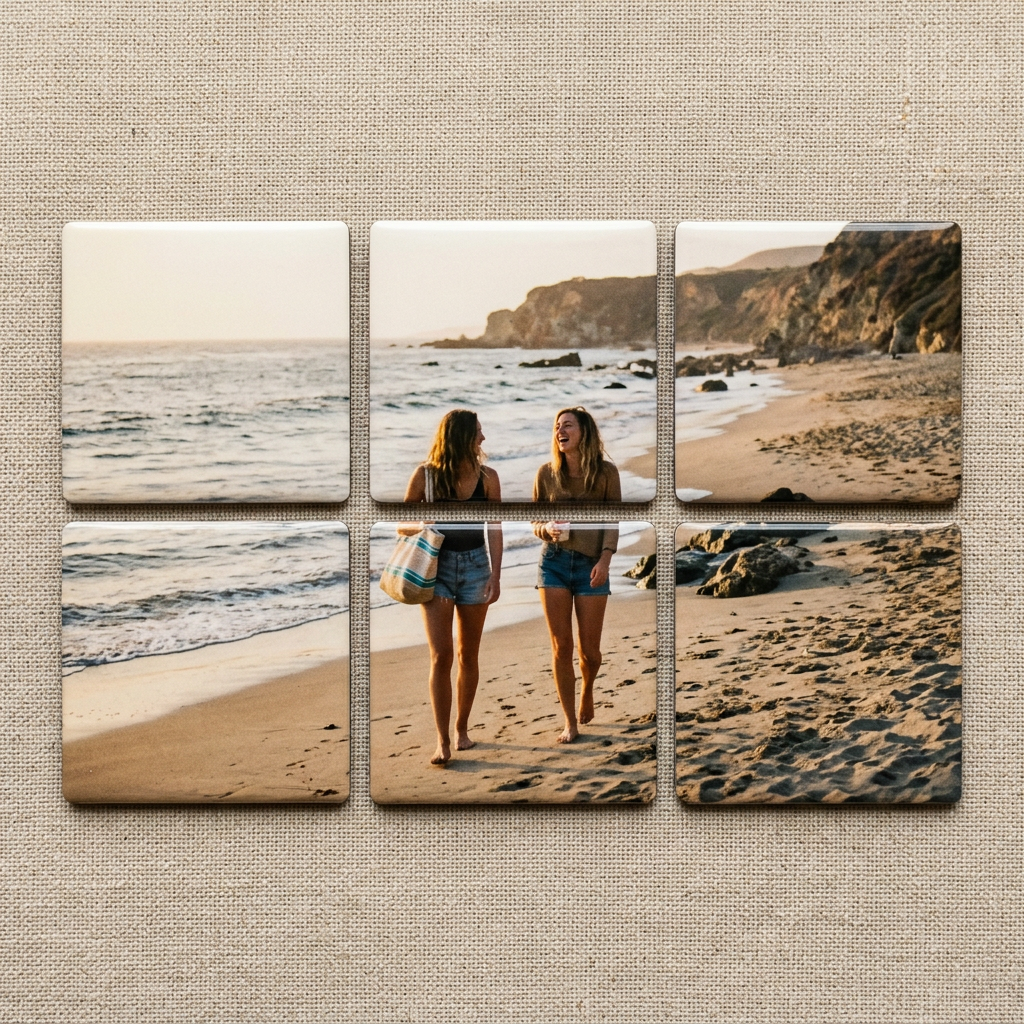 Custom Puzzle Magnet - 2" x 2" Square