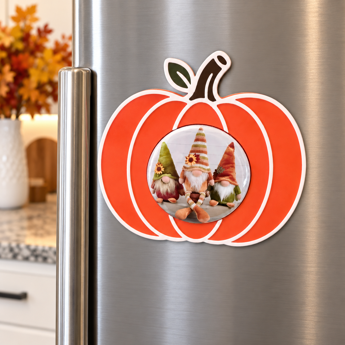 Pumpkin Frame - 2.25" Round