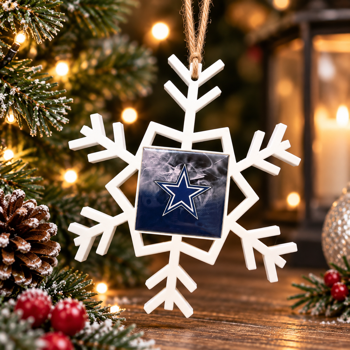 Snowflake Ornament - 2" Square